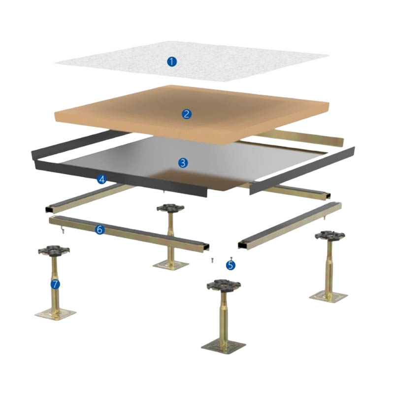 Anti-staic Wood Core Raised  Access Floor
