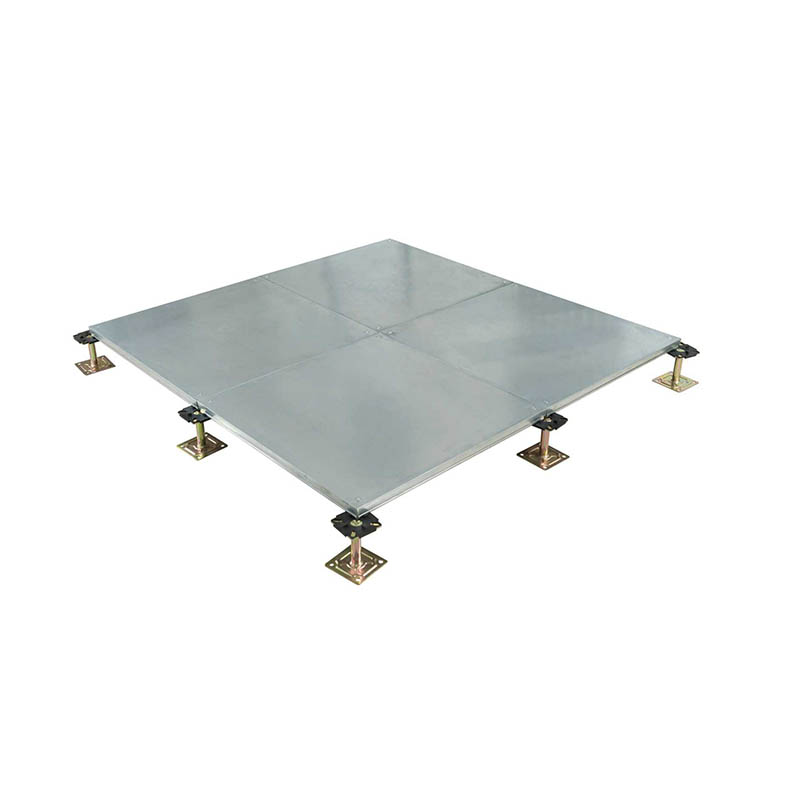 How does encapsulated calcium sulphate raised access floor define a highly reliable data center flooring system with natural materials and a full steel cladding?